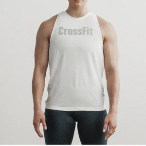 White Nobull CrossFit high neck tank - Size XS